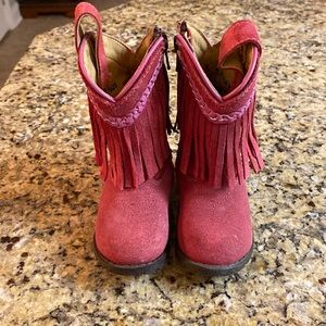 Pink Cowboy boots toddler size 4
